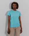 BASERANGE Classic Bamboo Fiber and Cotton Slim Fit T-shirt Series Collection Round Neck Bottoming Shirt France BAS-TOCT-BL-SP25-CHARLES TURQUOISE